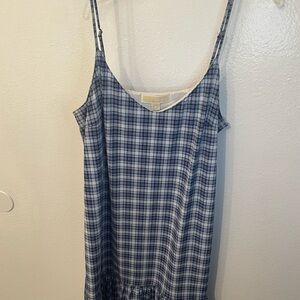 Michael Kors Blue Plaid Dress